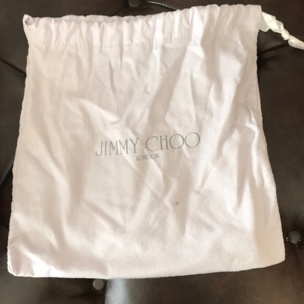 2X HP NIB Jimmy Choo Premier Peep Toe Vaccetta 35 - Picture 6 of 8